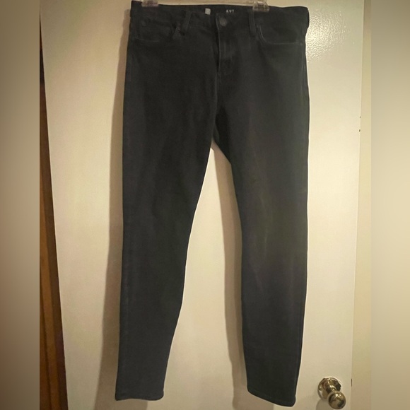 Kut from the Kloth Donna Skinny Jeans- Black Size -10 - Picture 2 of 7